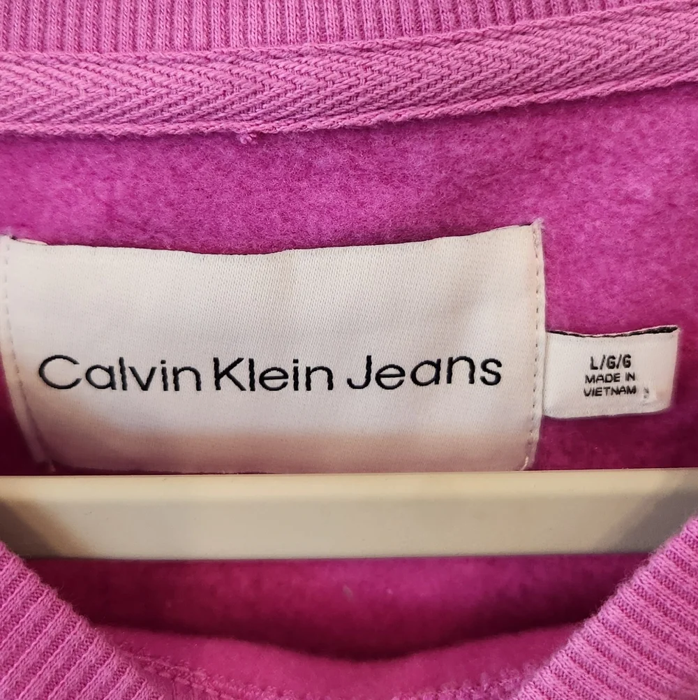 Calvin Klein Women's Vibrant Purple Hoodie - Picture 3 of 4